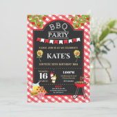 バックヤードBBQサプライズバースデーパーティースンフラワー 招待状 (スタンド正面)