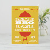 バックヤードBBQバーベキュー·バッシュ|パーティの招待状5x7 招待状 (スタンド正面)