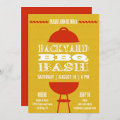 バックヤードBBQバーベキュー·バッシュ|パーティの招待状5x7 招待状 (正面/裏面)