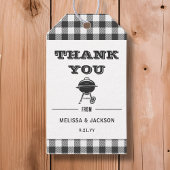 バックヤードBBQベビーシャワーありがとうお願い ギフトタグ