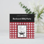 バックヤードBBQ招待状 招待状 (スタンド正面)