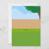 バックヤードBBQ招待状 招待状 (裏面)