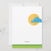 バックヤードBBQ招待状 招待状 (裏面)