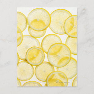 バックライトを当てられるパターンで整理されるレモン切れ ポストカード