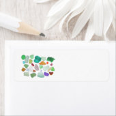 バックライトシーガラス差出人住所ラベル ラベル (インサイチュ)