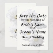 バックライト付きデイジー セーブザデート (正面/裏面)