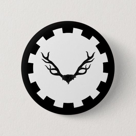 バックランドクロスポピュレースバッジのバーロニー 缶バッジ (正面)