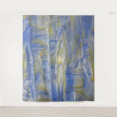 バックリズムウォーターカラーラインアート タペストリー (正面)