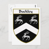 バックリーコート・オブ・アームズ/家紋 ポストカード (正面/裏面)