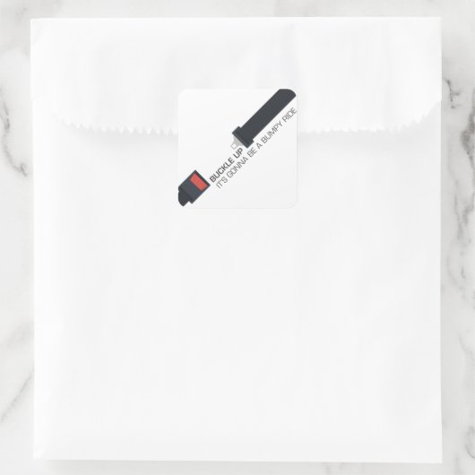 バックルを取り、それはバンピーな乗り物になるだろう スクエアシール (バッグ)