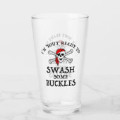 バックルを飲み込む準備ができている タンブラーグラス (裏面)