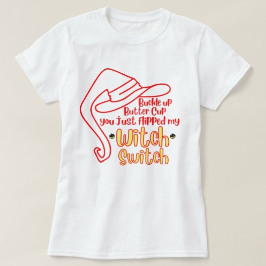 バックルアップウィッチスイッチ Tシャツ (デザイン正面)