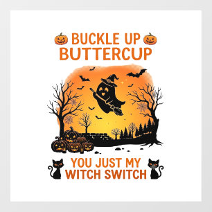 バックルアップ バターカップ ハロウィン ゴースト ウィッチ ハット ブロー ウィンドウサイン