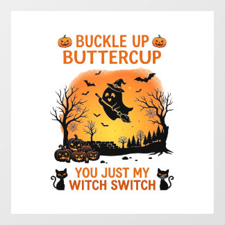 バックルアップ バターカップ ハロウィン ゴースト ウィッチ ハット ブロー ウィンドウサイン