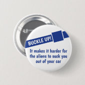 バックルエイリアン来があなたを得るために 缶バッジ (正面&裏面)