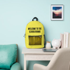 バックルームズキッズバックパック プリントバックパック