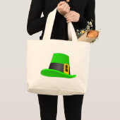 バックル付きレプレシャン帽 ラージトートバッグ (正面(商品))