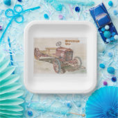 バックル・アップ ペーパープレート (パーティー)