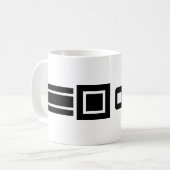 バックル コーヒーマグカップ (正面左)