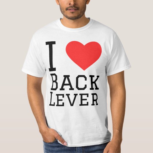 バックレバー大好き Tシャツ (正面)