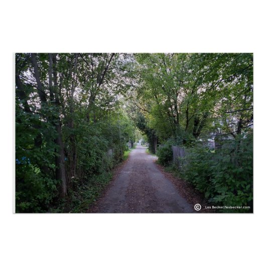 バックレーンの下 ポスター (正面)