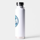 バックロービーチバージニアパームツリーバード ウォーターボトル (左面)