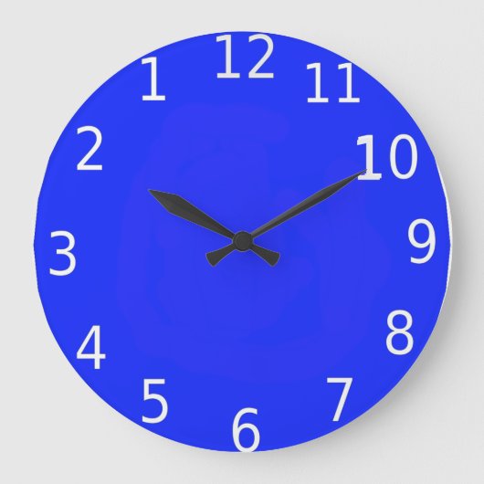 バックワード時計 ラージ壁時計 (正面)