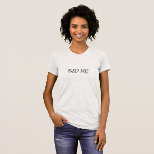バックールドミーシンプルプリントカスタム文字 Tシャツ