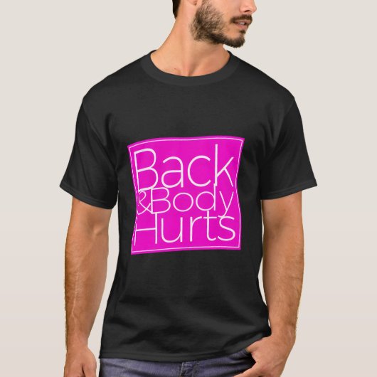バック体ティートパロディ Tシャツ (正面)