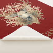 バック威厳のある-名前をカスタムする シェルパブランケット (3/4)