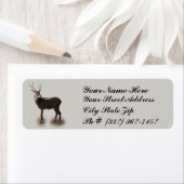 バック差出人住所ラベル ラベル (インサイチュ)