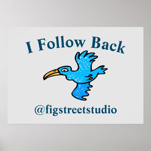 バック後を追ブルーバード、ポスター ポスター (正面)