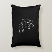 バック感動的な後悔のフランス語を見ないで下さい アクセントクッション (正面(垂直))