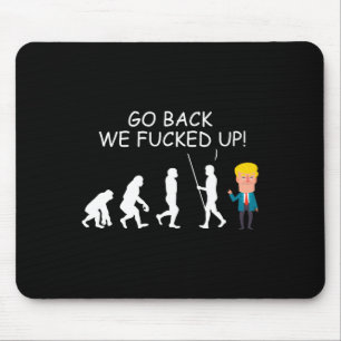 バック我々はアンチトランプ2020おもしろい選挙アプリパーを終了 マウスパッド