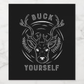 バック狩り ワインラベル (シングルラベル)