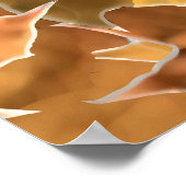 バック秋迷彩柄ホワイトテールディアー ポスター (角)