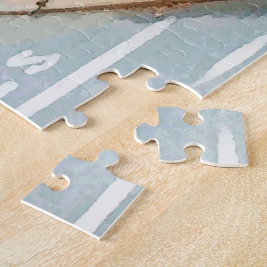 バック通りアメリカ印象派ポップ・アートの芸術 ジグソーパズル (側面)