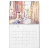 バック通りズオブザワールドファインアート カレンダー (1月 2026)