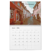 バック通りズオブザワールドファインアート カレンダー (3月 2026)