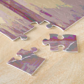 バック通りヴェネツィアデジタル印象派ポップ・アートの芸術 ジグソーパズル (側面)