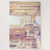 バック通りヴェネツィアデジタル印象派ポップ・アートの芸術 ジグソーパズル (縦)