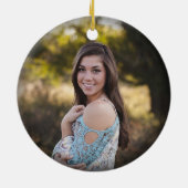 バック金ゴールドバルーン卒業 セラミックオーナメント (裏面)