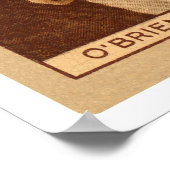 バック・オブライエン・レッド・ソックス野球1912 ポスター (角)