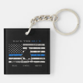 バック・ザ・ブルー キーホルダー (裏面)