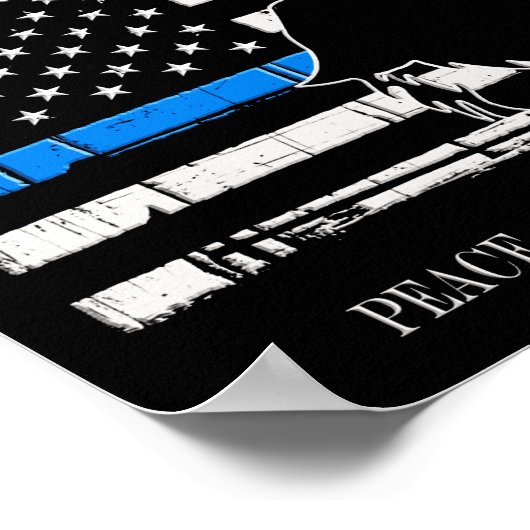 バック・ザ・ブルー ポスター (角)