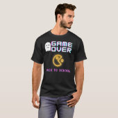 バック・トゥ・スクール レトロゲーム 半袖 Tシャツ (正面フル)