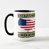 バック・トゥ・バック・ワールド・ウォー・シャンズ マグカップ (左)