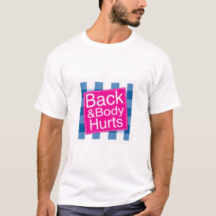 バック&体 Tシャツ