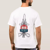 バックTシャツに未愛のAutos Pinstripeロゴ Tシャツ (裏面)