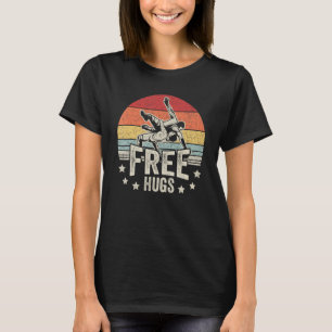 バッグいくつかの光線ヴィンテージレトロおもしろいレスリングフリーH Tシャツ